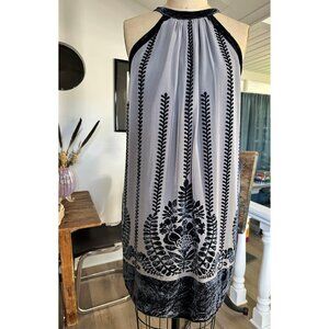 ZARA Vintage Cut Velvet party dress size 8